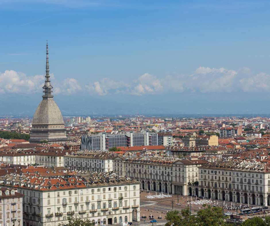 Qualità aria in Italia: foto della città Torino.